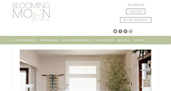 Desktop Screenshot of bloomingmoonspa.com